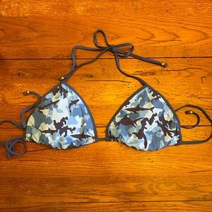 Vineyard Vines Discovery Channel Shark Week bikini top limited edition size XL